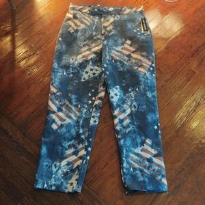 Vintage Infusion American Flag High-Waisted Pants